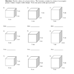 19 Volume And Capacity Worksheets Rectangular Prism Worksheeto