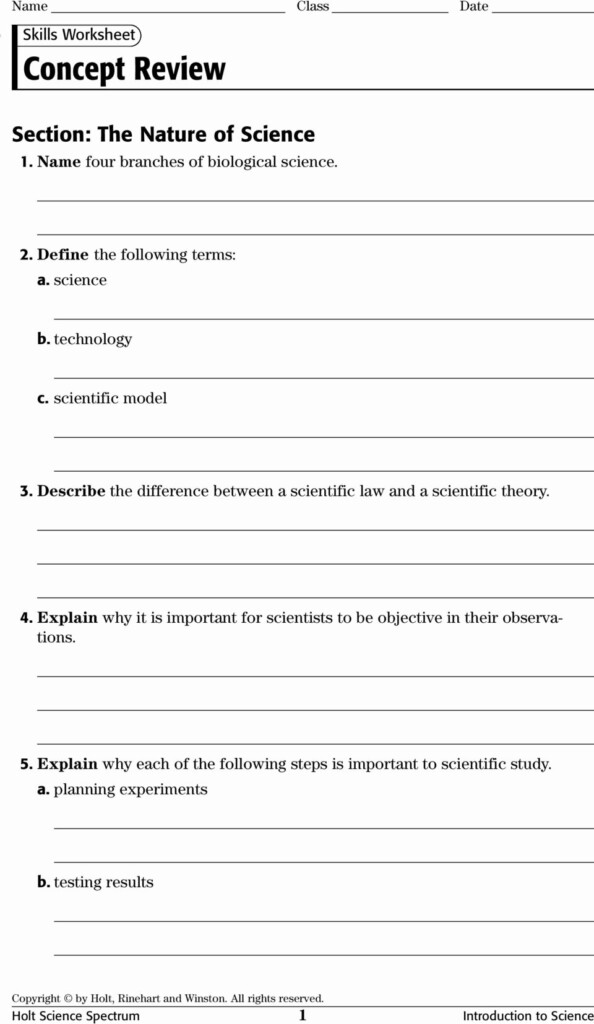 42 Holt Earth Science Skills Worksheet Answers Worksheet For You