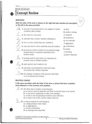 42 Holt Earth Science Skills Worksheet Answers Worksheet For You