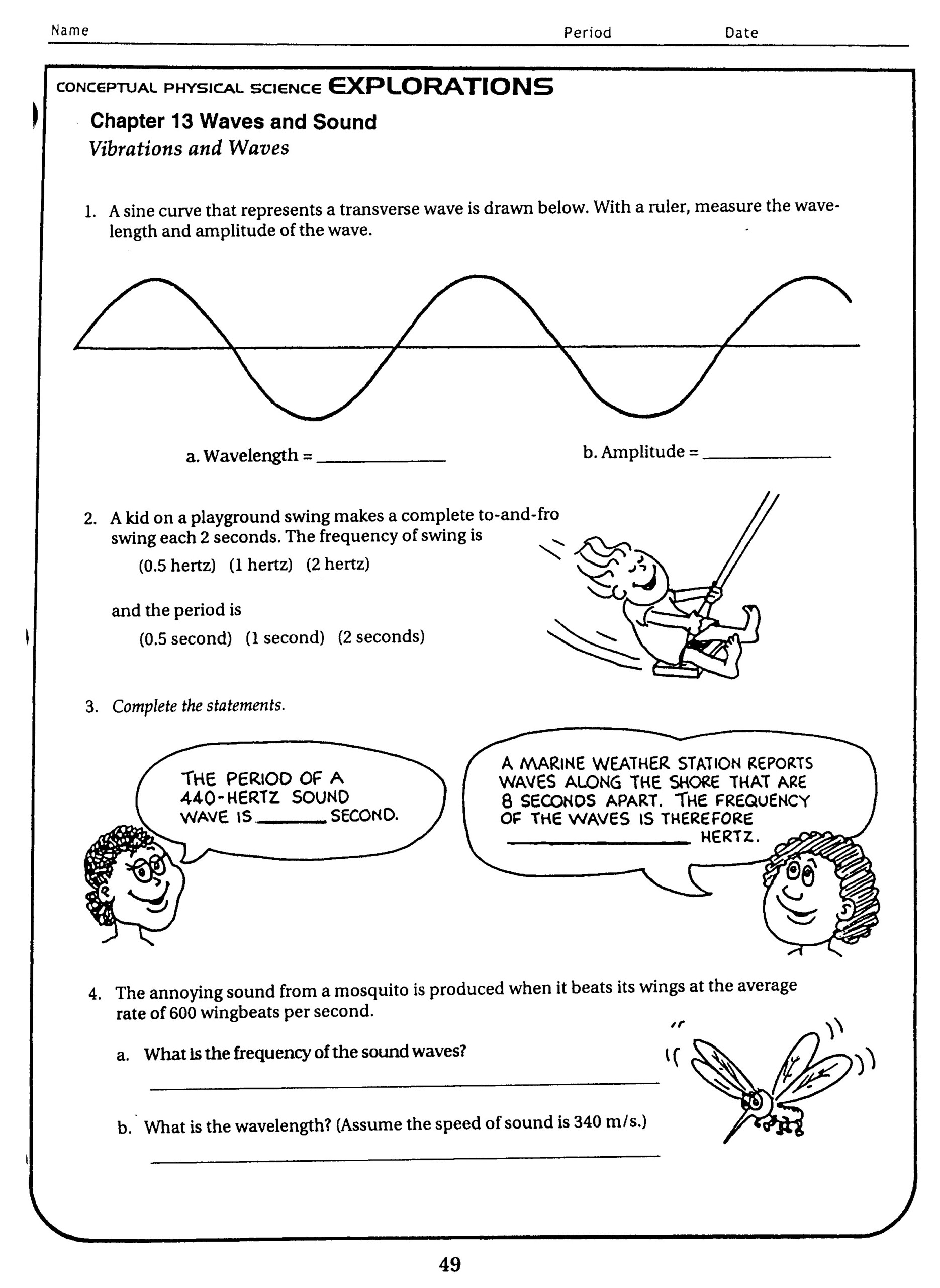 6 Slinky Waves Worksheet Worksheeto