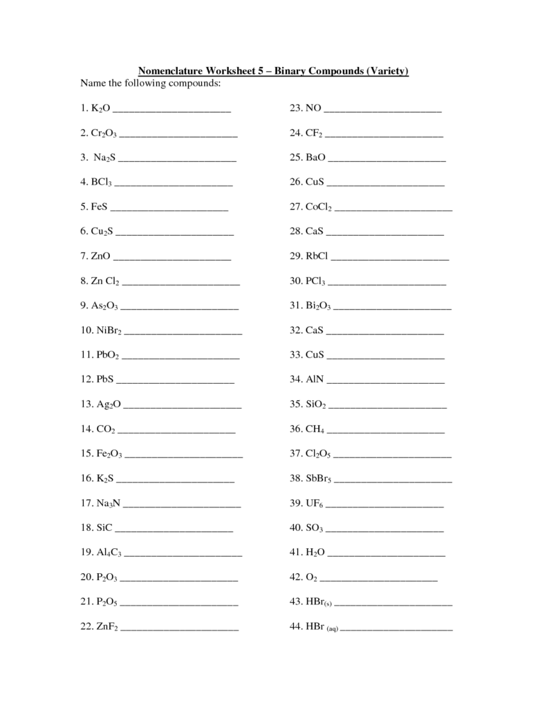 7 Best Images Of Simple Binary Naming Worksheet Worksheeto