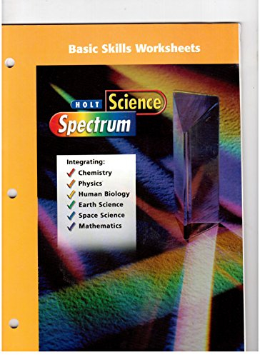9780030556081 Basic Skills Worksheets For Holt Science Spectrum A 
