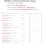 A Computer Science Variables Worksheet 1 Answer Key