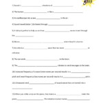 Bill Nye Sound Video Worksheet