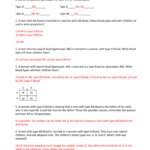 Blood Groups Blood Typing And Blood Transfusions Worksheet Answers