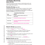 Charge And Electricity Worksheet Answers