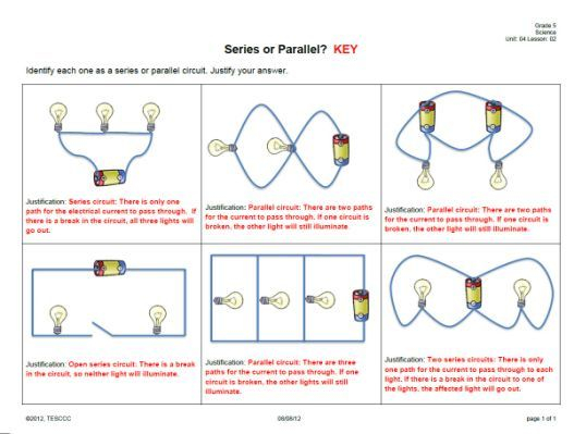 Circuits Worksheet 5th Grade Thekidsworksheet