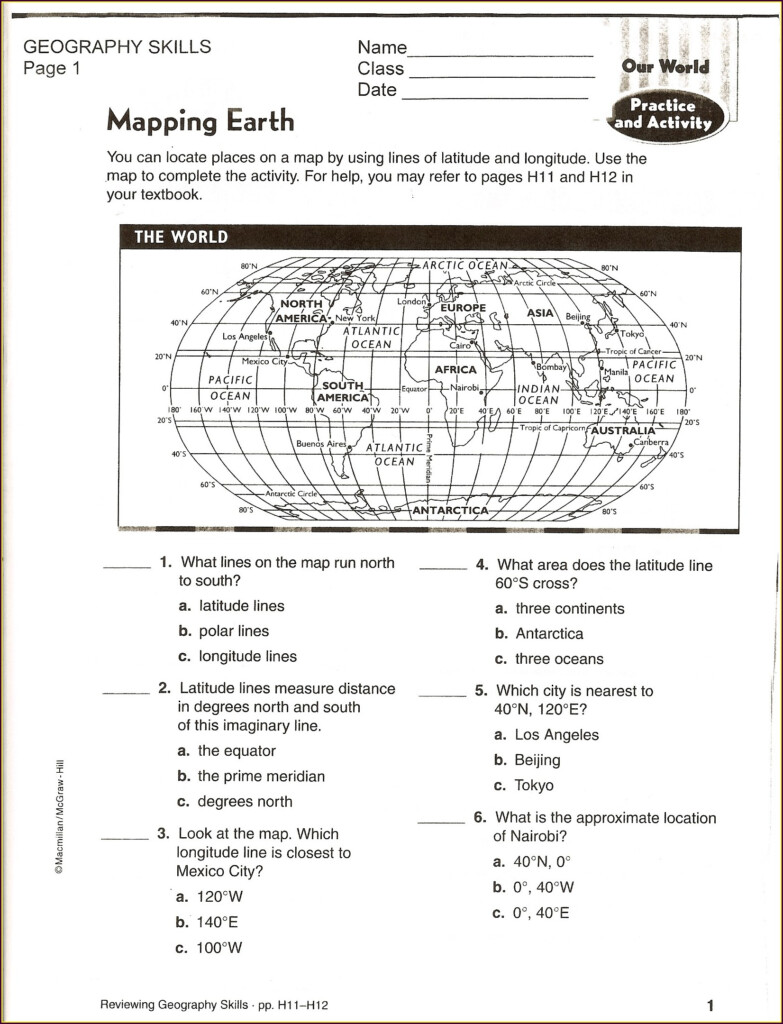 Earth Science Regents Worksheet Scienceworksheets