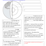 Earths Structure Worksheet