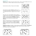 Element Compound Mixture Worksheet Word Worksheet