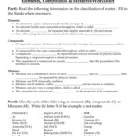 Elements Compounds And Mixtures Worksheet Answer Key Db excel