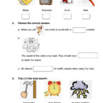 First Grade Science Sound Worksheets Grade 1 Thekidsworksheet Sound 1