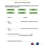 Formation Of Solution Worksheet