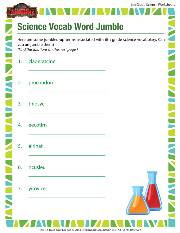 Grade 6 Science Worksheets Year 6 Science Assessment Worksheet With 