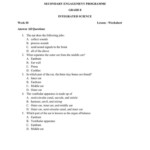 Grade 8 Worksheets Integrated Science