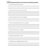 High School Environmental Science Cloze Worksheet Intro To Env Science