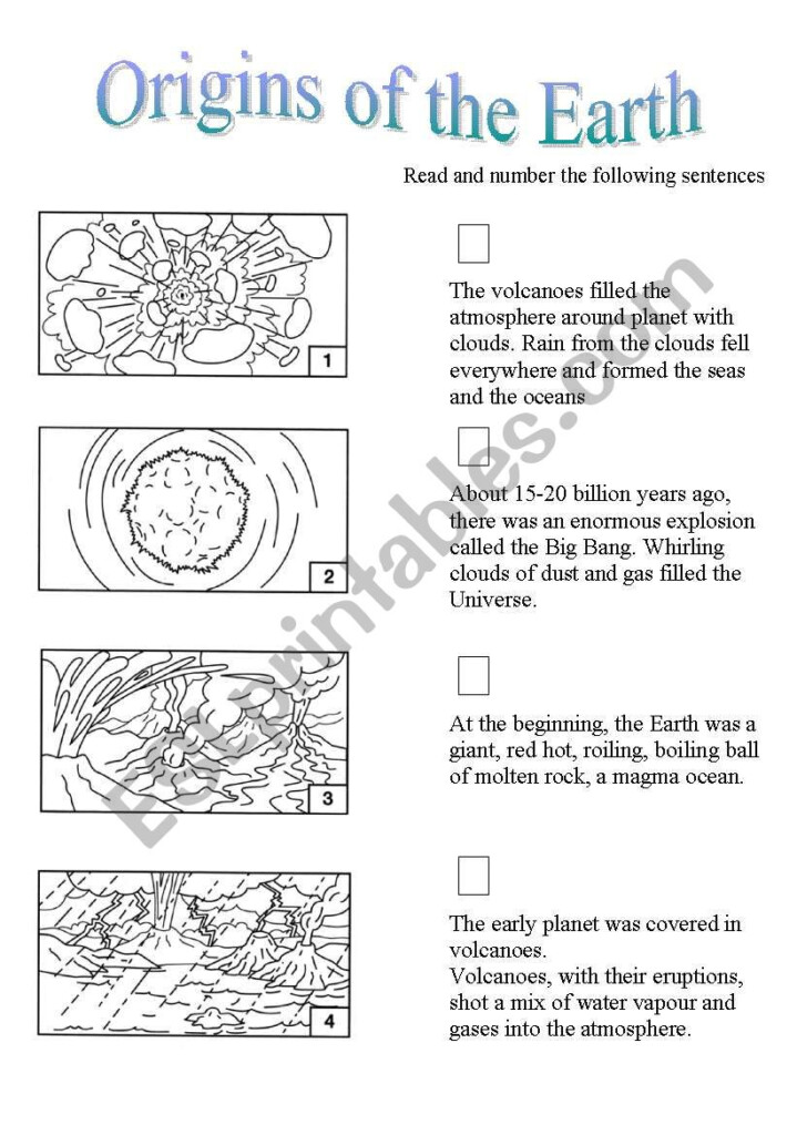 How The Earth Was Made Worksheet Answers The Earth Images Revimage Org