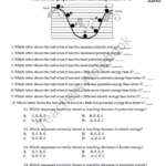 Kinetic And Potential Energy Worksheets For 6th Grade Teaching Energy