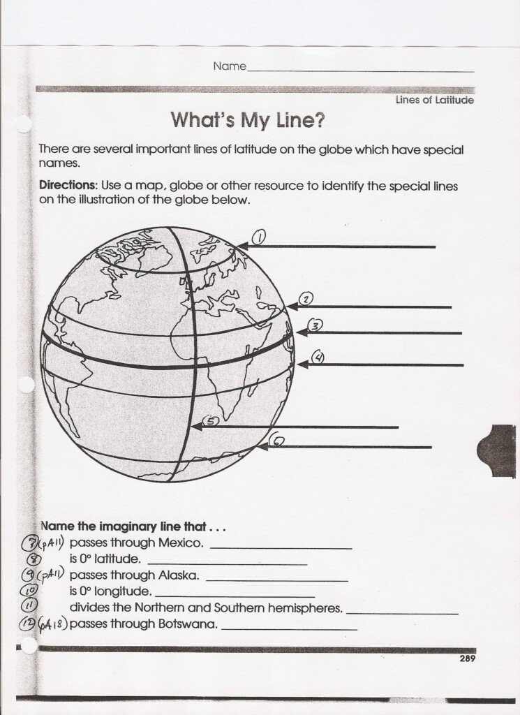 Longitude And Latitude Worksheets An Essential Tool For Geography And 