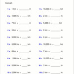 Metric Conversion Worksheets 7th Grade