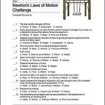 Physical Science Newton S Laws Worksheet Answers Worksheet