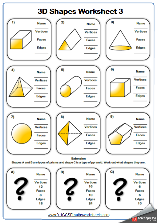 Prisms Worksheets New Engaging Cazoomy