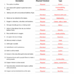 Science Review Chemical Vs Physical Properties Worksheets 99Worksheets