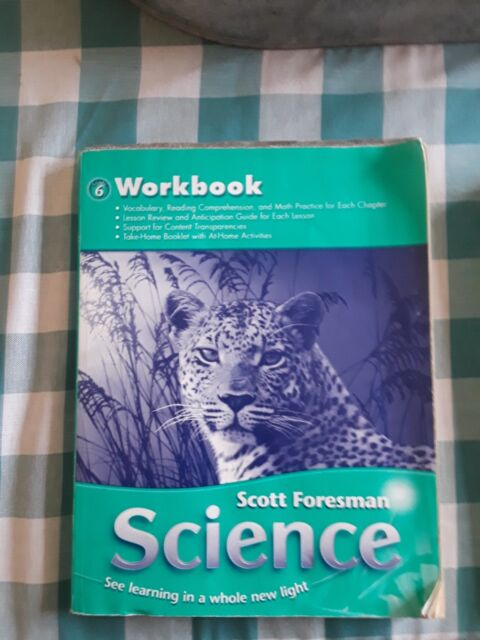 Scott Foresman Science 6th Grade Workbook EBay