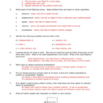 Speed Velocity And Acceleration Calculations Worksheet Db excel