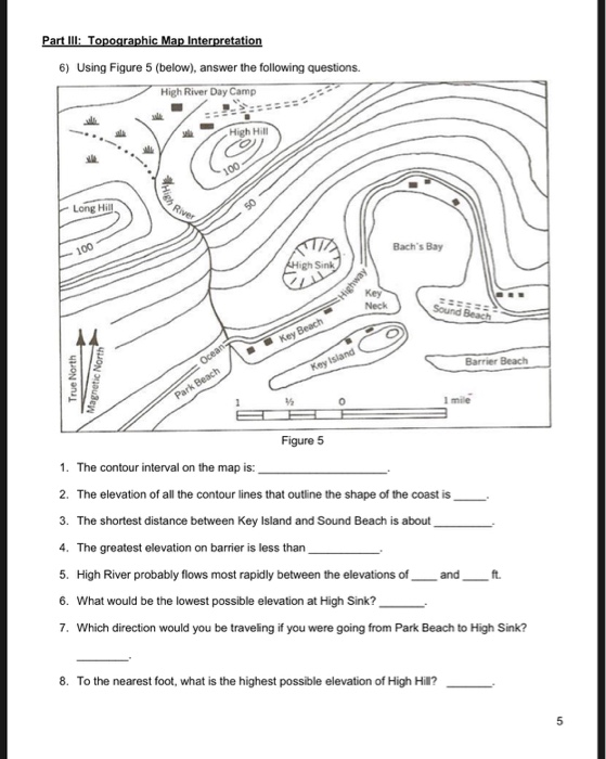  Topographic Map Vocabulary Worksheet Free Download Goodimg co