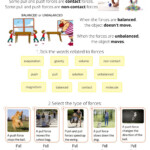 Types Of Forces Interactive Worksheet