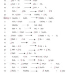 Worksheet For Class 10 Chemistry Chemical Reactions And Equations