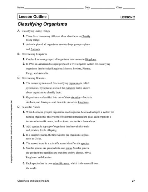 10 Glencoe Life Science Worksheet Answers Science Worksheets Life