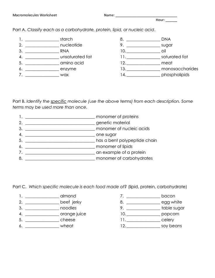 10th Grade Science Worksheets