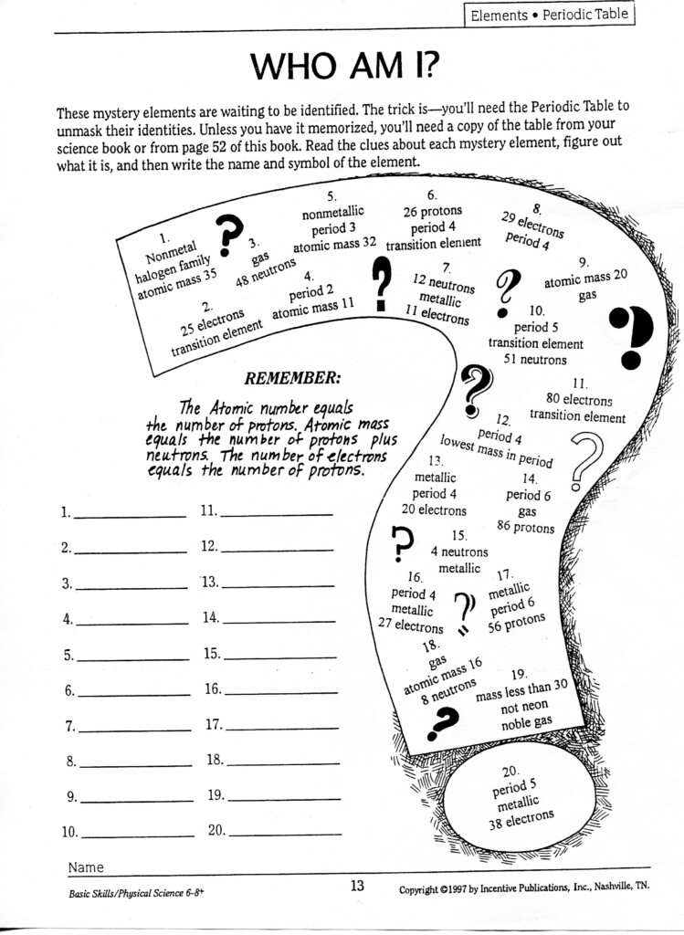 15 Bill Nye Periodic Table Worksheet Worksheeto