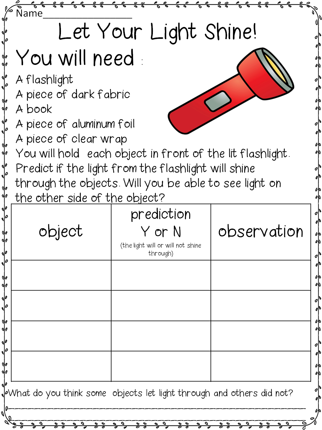 1st Grade Science Worksheet On Sound