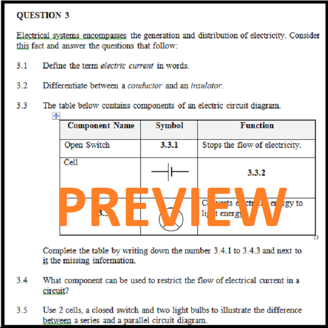 2021 TERM 3 GRADE 8 NATURAL SCIENCES TEST Teacha 