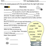 4th Grade Science Worksheets On Electricity