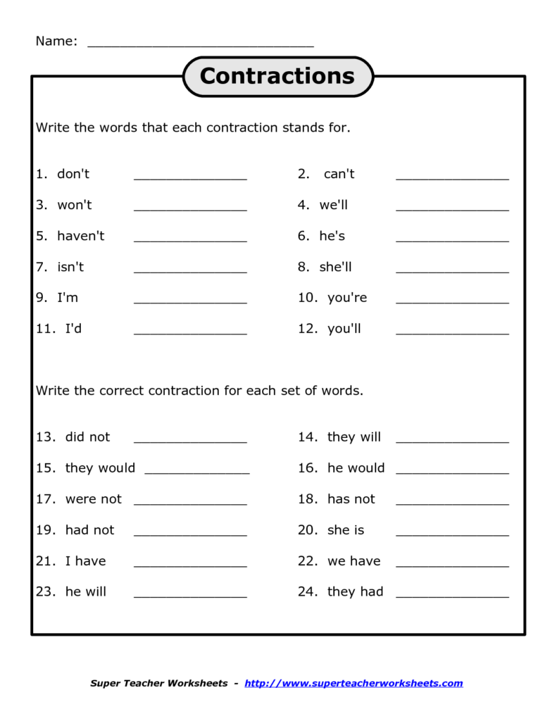 4th Grade Science Worksheets Printable Pdf