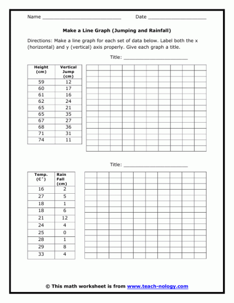 5th Grade Graphing Worksheet