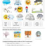 5th Grade Weather Worksheet