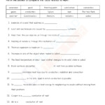 7 Grade Science Worksheet