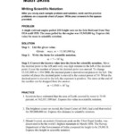 7 Holt Science Spectrum Worksheet Answers Scientific Notation