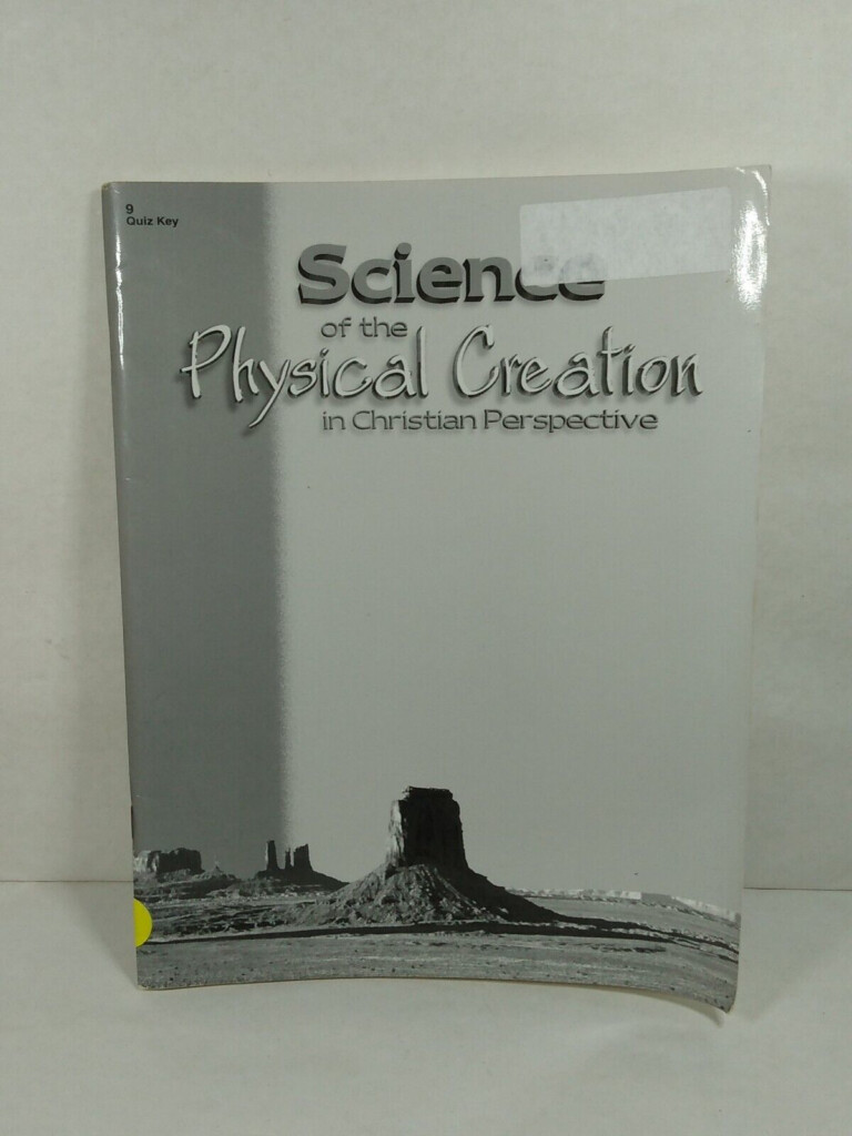 A Beka Abeka Science Of The Physical Creation Quiz Key 9th Grade EBay