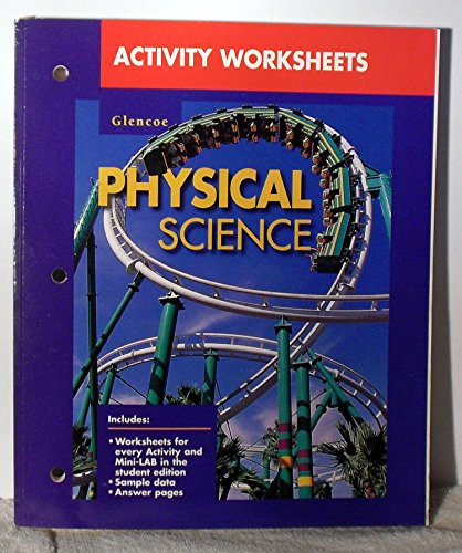 Activity Worksheets Glencoe Physical Science Glencoe McGraw Hill