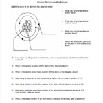 Atomic Structure Worksheet With Answers