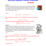 Bernoulli Equation Practice Worksheet Answers doc