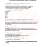 CBSE Class 6 Science The Living Organisms And Their Surroundings