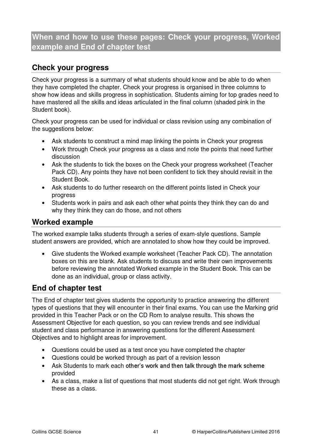 Collins Gcse Science Worksheet Answers