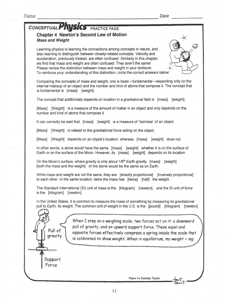 Conceptual Physics Chapter 4 Answers Fill Out Sign Online DocHub